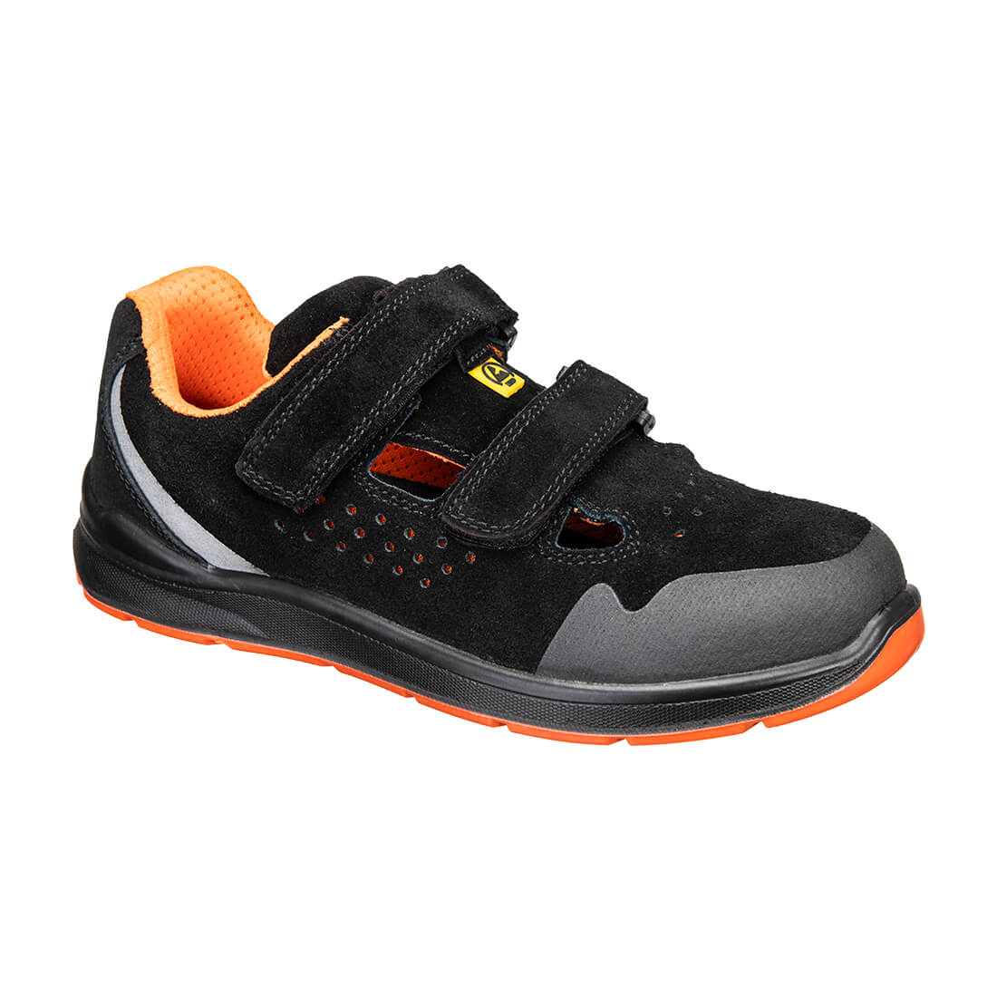 Composite-Sandale S1P ESD SR FO - Schwarz/Grau (BGY)