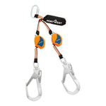 2.5m Self Retract Lifeline 140 - Schwarz/Orange (BKO)