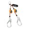 2.5m Self Retract Lifeline 140 - Schwarz/Orange (BKO)