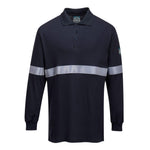 Modaflame Knit FR Poloshirt Langarm - Marine (NAR)