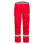 Bizflame Industry zweifarbige FR Bundhose - Rot (RER)