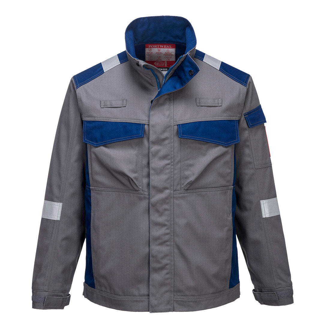 Bizflame Industry zweifarbige FR Jacke - Grau (GRR)