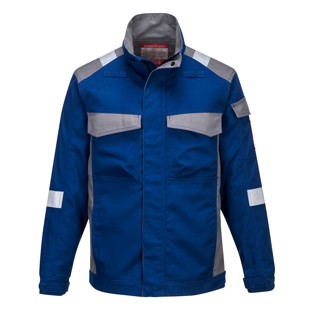 Bizflame Industry zweifarbige FR Jacke - Royalblau (RBR)
