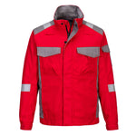 Bizflame Industry zweifarbige FR Jacke - Rot (RER)