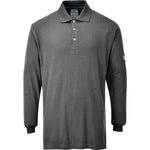 Modaflame Knit FR Poloshirt Langarm - Grau (GRR)