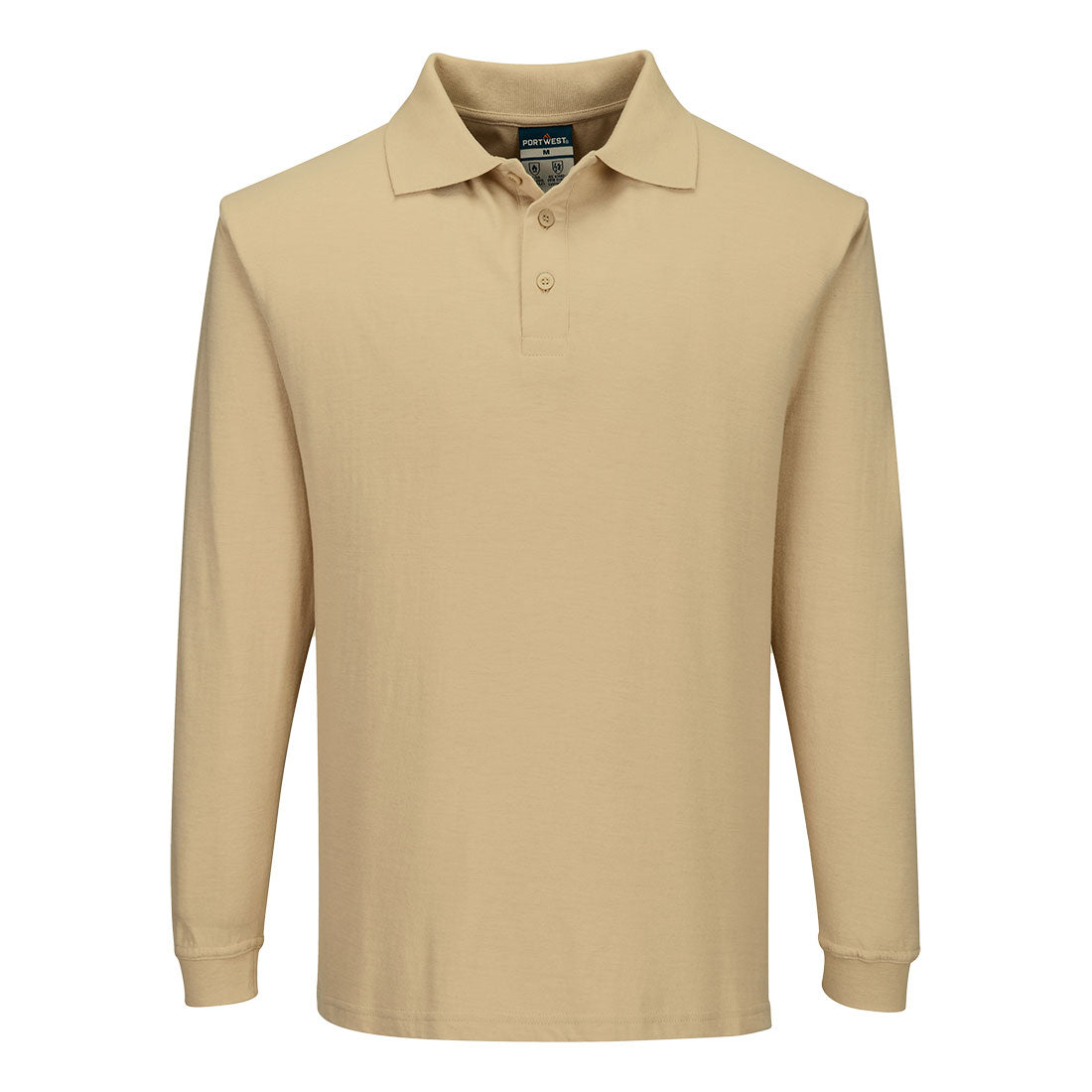 Modaflame Knit FR Poloshirt Langarm - Braun (TAR)