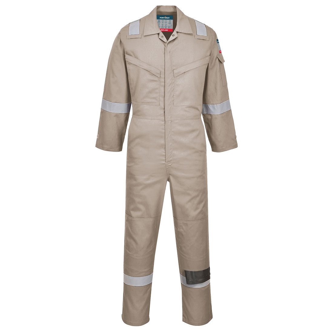 Bizflame Work Leichter FR Overall - Khaki (KHR)