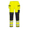 PW3 Modaflame Work Hi-Vis FR Bundhose mit Holstertaschen - Gelb/Marine (YNR)