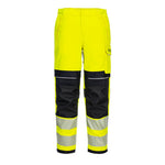 PW3 Modaflame Work Hi-Vis Multinorm FR Damen-Arbeitshose - Gelb/Schwarz (YBR)