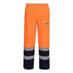 Bizflame Rain+ Hi-Vis Multinorm Kontrast FR Bundhose - Orange/Marine (ONR)