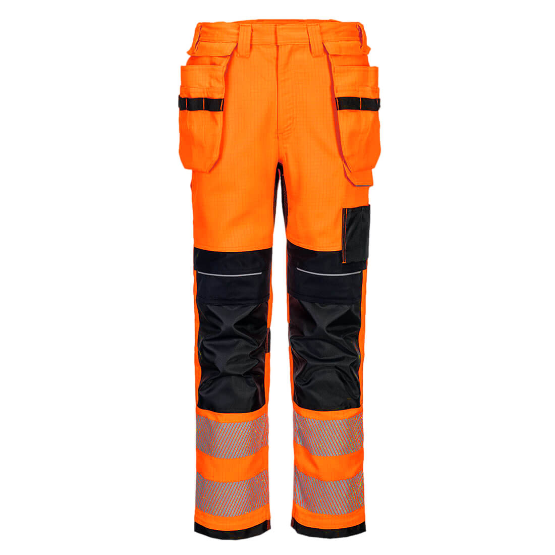 PW3 Modaflame Work HVO FR Bundhose mit Holstertaschen - Orange/Schwarz (OBR)