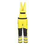 PW3 Modaflame Work Hi-Vis Multinorm FR Latzhose - Gelb/Schwarz (YBR)
