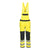 PW3 Modaflame Work Hi-Vis Multinorm FR Latzhose - Gelb/Schwarz (YBR)