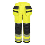 PW3 Modaflame Rain+ Hi-Vis FR Winterhose mit Holstertaschen - Gelb/Schwarz (YBR)