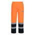 Bizflame Rain+ Hi-Vis Multi-Norm Kontrast FR Winterhose - Orange/Marine (ONR)