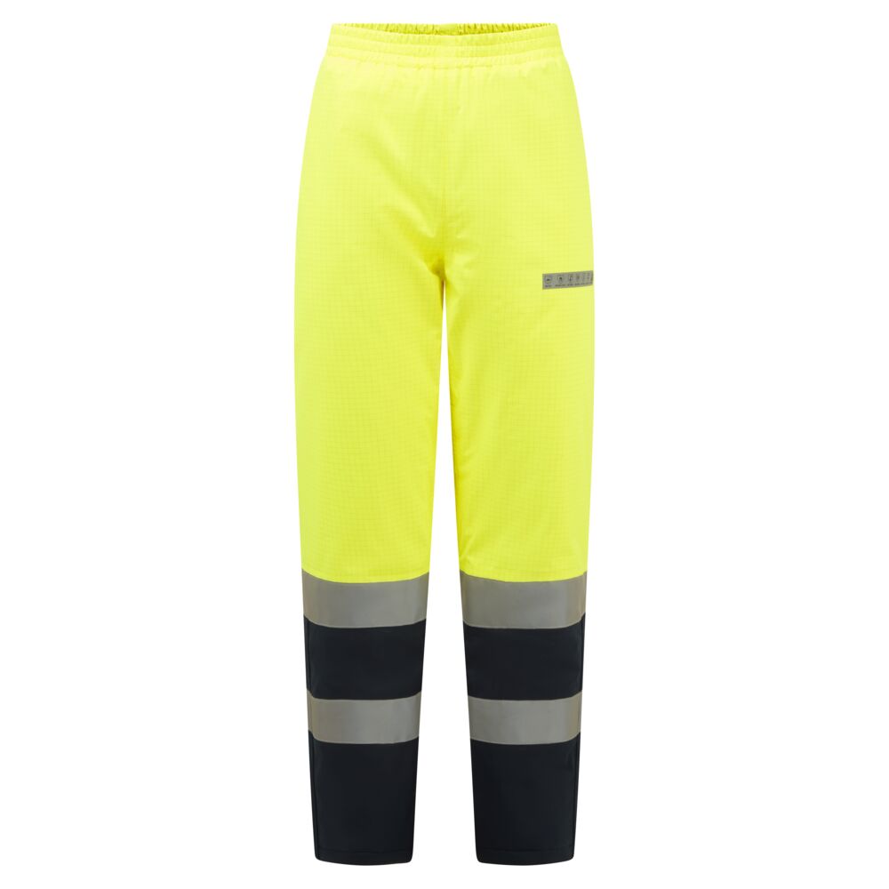 Bizflame Rain+ Hi-Vis Multi-Norm Kontrast FR Winterhose - Gelb/Marine (YNR)