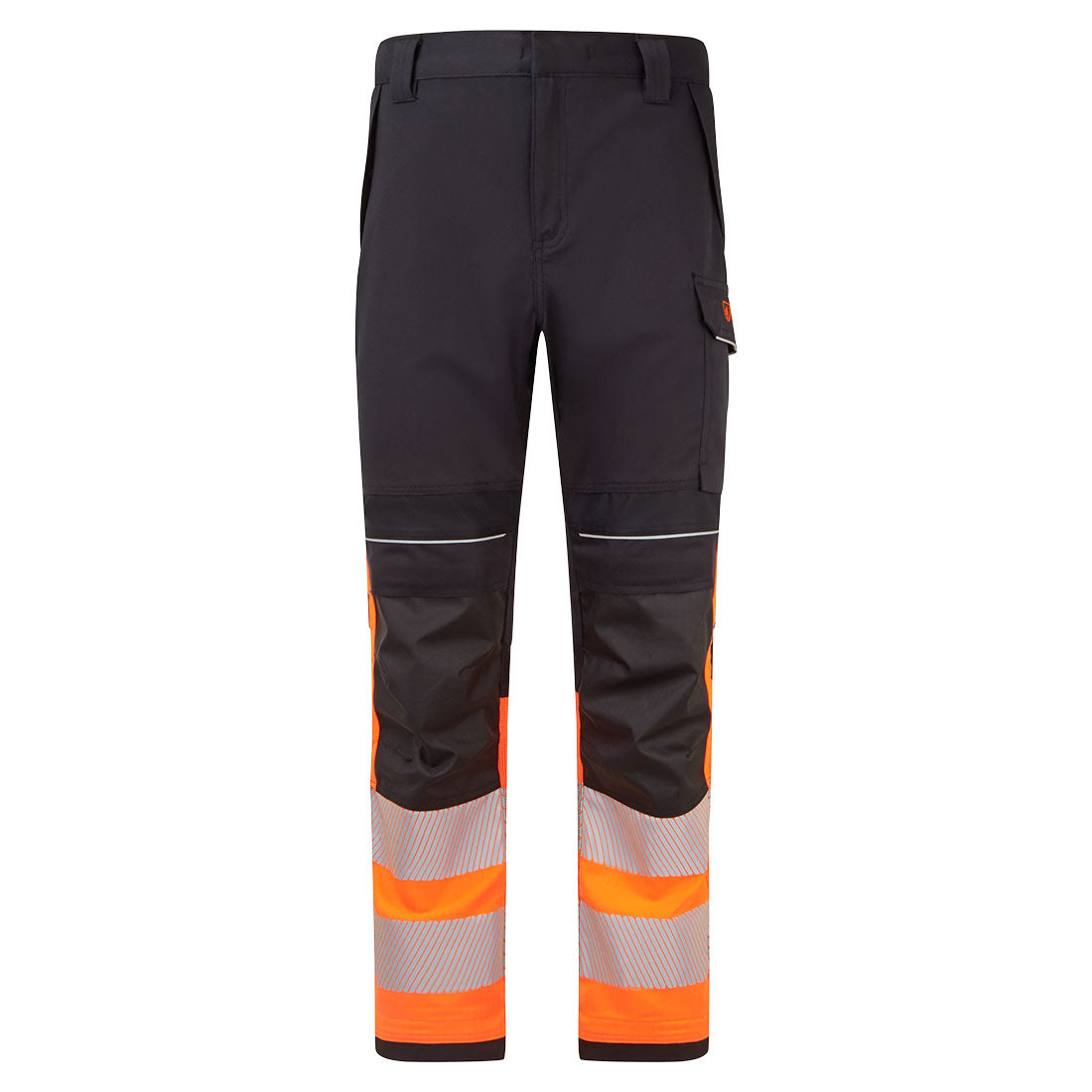 PW3 Modaflame Work HVO FR Bundhose Klasse 1 - Orange/Schwarz (OBR)