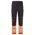 PW3 Modaflame Work HVO FR Bundhose Klasse 1 - Orange/Schwarz (OBR)