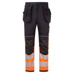 PW3 Modaflame Work HVO FR Bundhose mit Holstertaschen Klasse 1 - Orange/Schwarz (OBR)