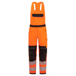 PW3 Modaflame Work HVO Multi-Norm FR Latzhose - Orange/Schwarz (OBR)