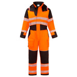 PW3 Modaflame Rain+ Hi-Vis Multi-Norm FR Winteroverall - Orange/Schwarz (OBR)