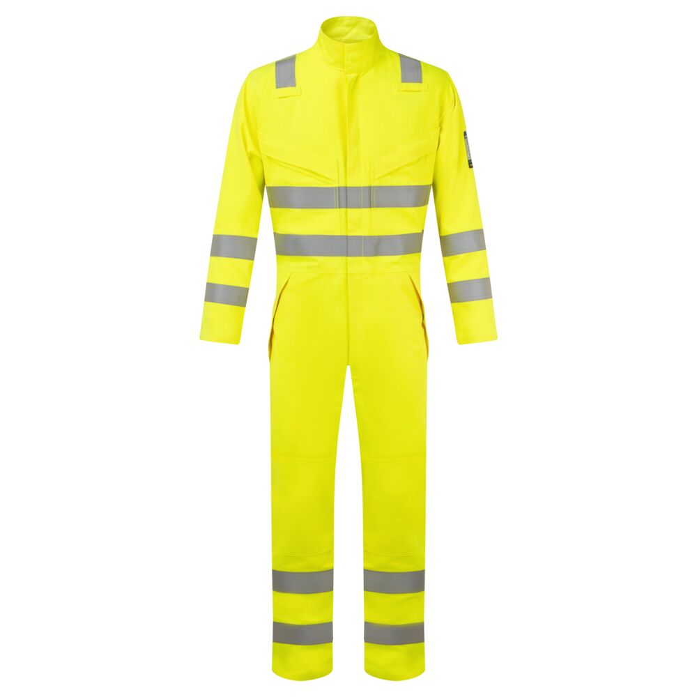 Modaflame Work Hi-Vis Multi-Norm FR Overall - Gelb (YER)