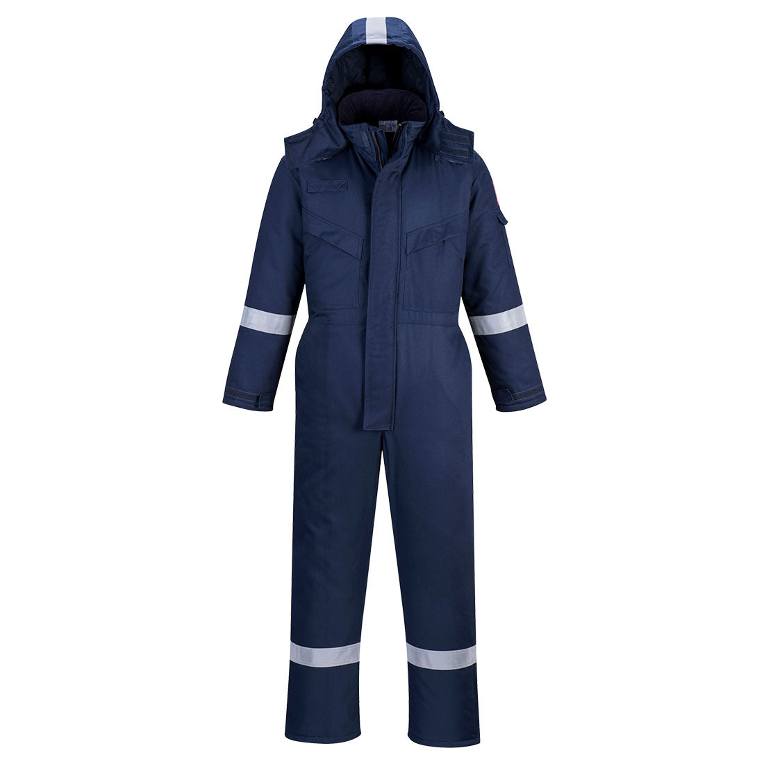 Bizflame Work gefütterter FR Winteroverall - Marine (NAR)