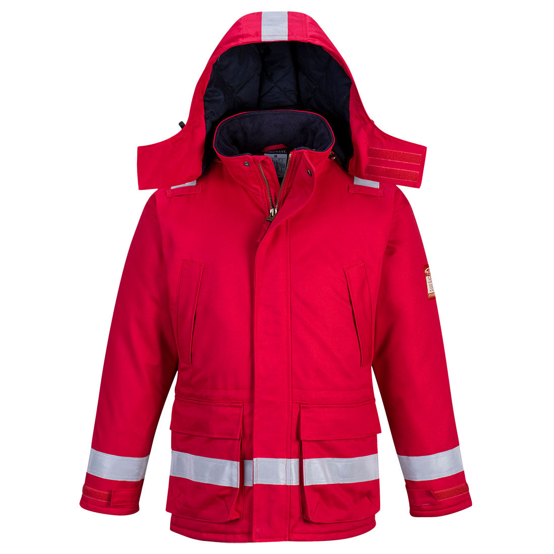 Bizflame Work FR gefütterte Winterjacke - Rot (RER)