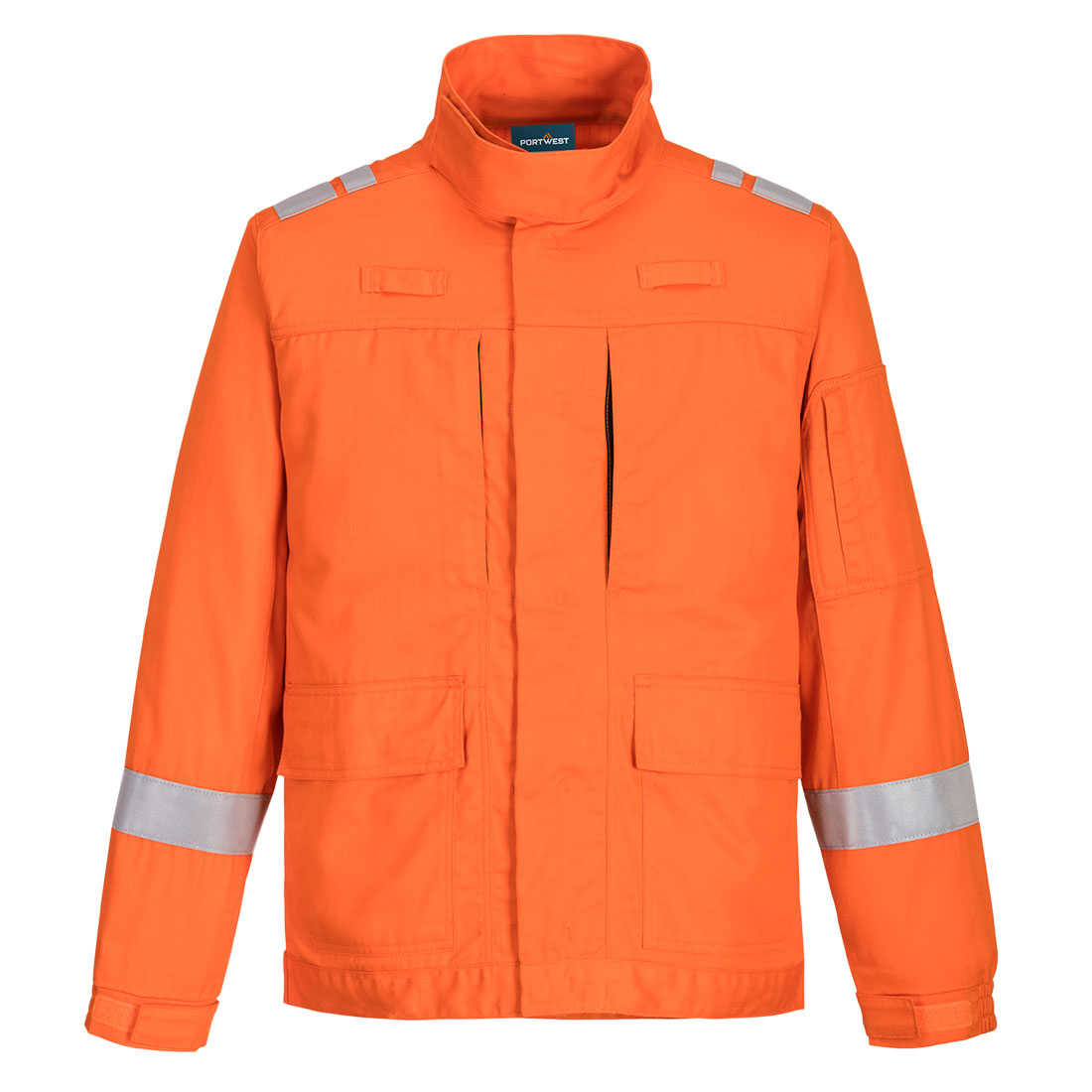 Bizflame Work Leichte FR Jacke mit Stretcheinsätzen - Orange (ORR)