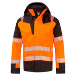PW3 Modaflame Rain+ Hi-Vis Winterjacke - Orange/Schwarz (OBR)