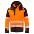 PW3 Modaflame Rain+ Hi-Vis Winterjacke - Orange/Schwarz (OBR)