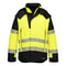 PW3 Modaflame Rain+ Hi-Vis Winterjacke - Gelb/Schwarz (YBR)