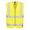 Bizflame Hi-Vis FR Weste mit Reißverschluss - Gelb (YER)
