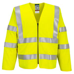 Bizflame Hi-Vis FR Langarmweste mit Reißverschluss - Gelb (YER)