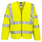 Bizflame Hi-Vis FR Langarmweste mit Reißverschluss - Gelb (YER)