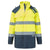 Bizflame Rain+ Hi-Vis Multi-Norm Kontrast FR Winterjacke - Gelb/Marine (YNR)