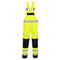 Bizflame Work Hi-Vis Multinorm Kontrast FR Latzhose - Gelb/Marine (YNR)