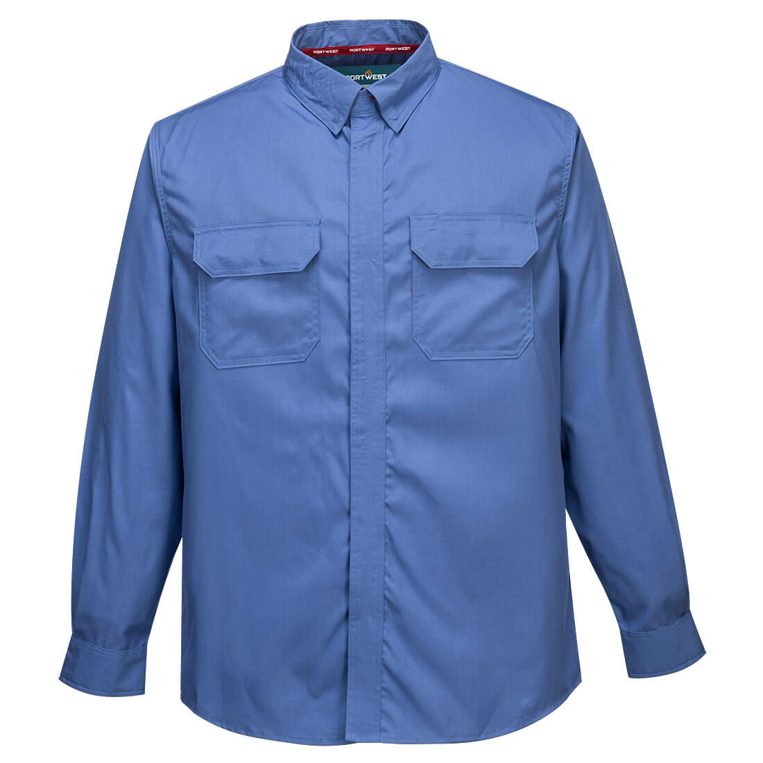 Bizflame Work leichtes FR Hemd - Blau (BLU)