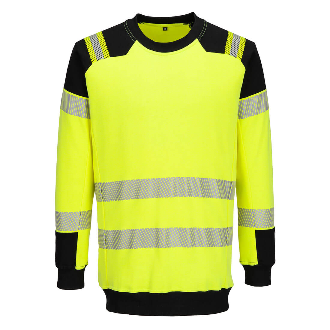 PW3 Modaflame Knit Hi-Vis FR Sweatshirt - Gelb/Schwarz (YBR)