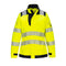 PW3 Modaflame Work Hi-Vis Multinorm FR Arbeitsjacke für Damen - Gelb/Schwarz (YBR)