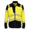 PW3 Modaflame Knit Hi-Vis FR Sweatshirtjacke - Gelb/Schwarz (YBR)