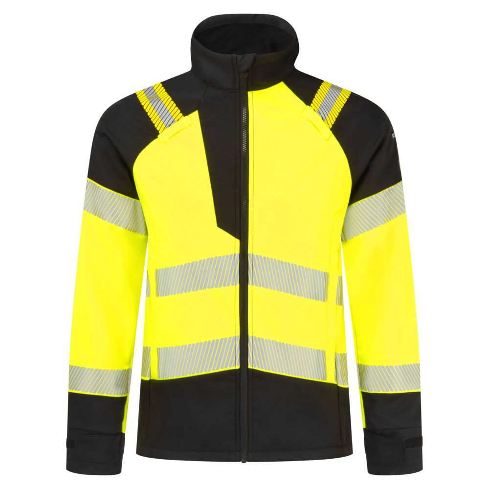 PW3 Modaflame Hi-Vis Multi-Norm FR Softshelljacke - Gelb/Schwarz (YBR)