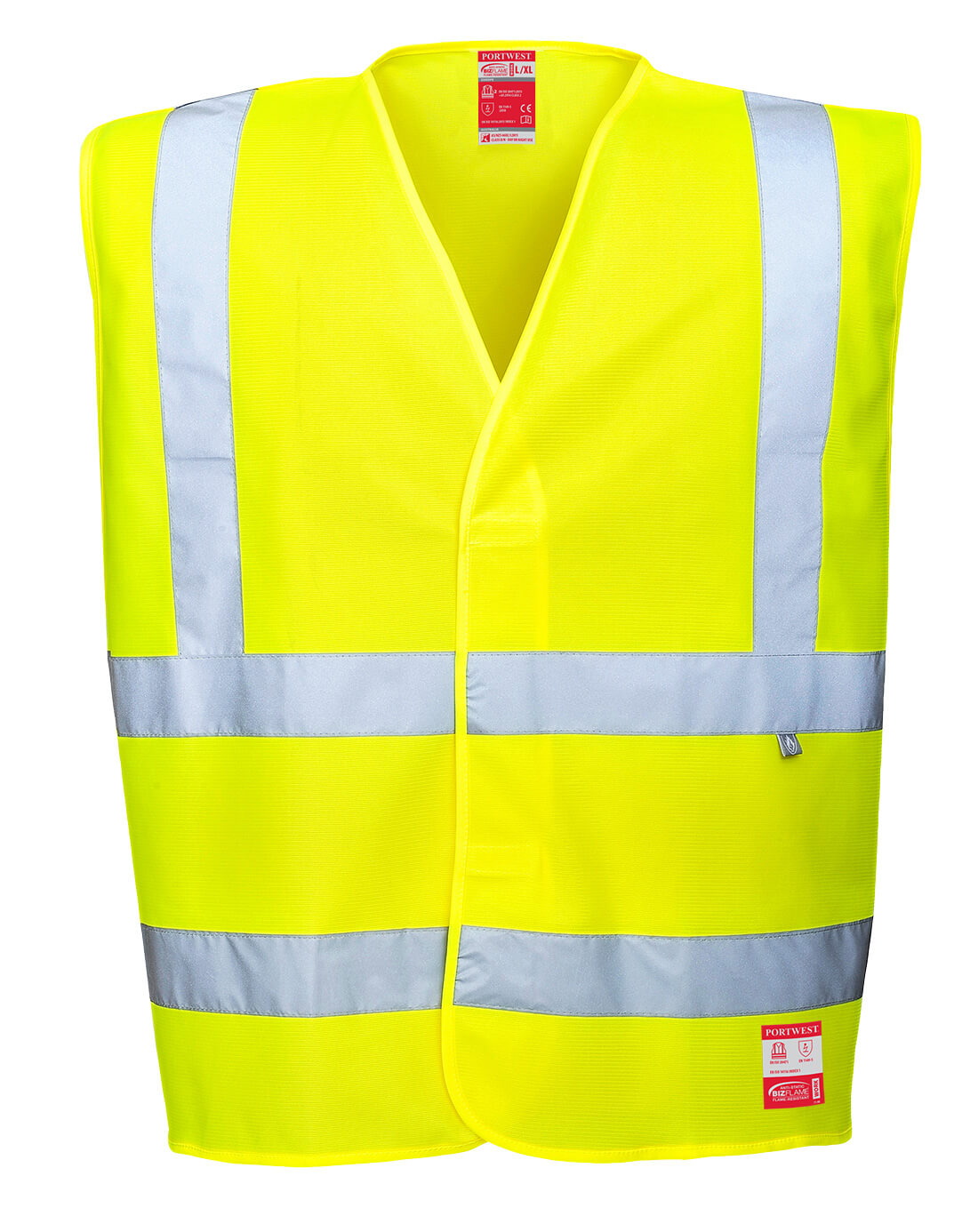 Bizflame Hi-Vis Antistatik FR Weste - Gelb (YER)