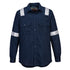 Bizflame Work Leichtes FR Hemd - Marine (NAR)