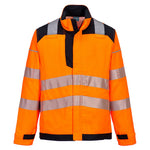 PW3 Modaflame Work HVO Multinorm FR Jacke - Orange/Schwarz (OBR)