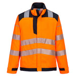 PW3 Modaflame Work HVO Multinorm FR Jacke - Orange/Marine (ONR)