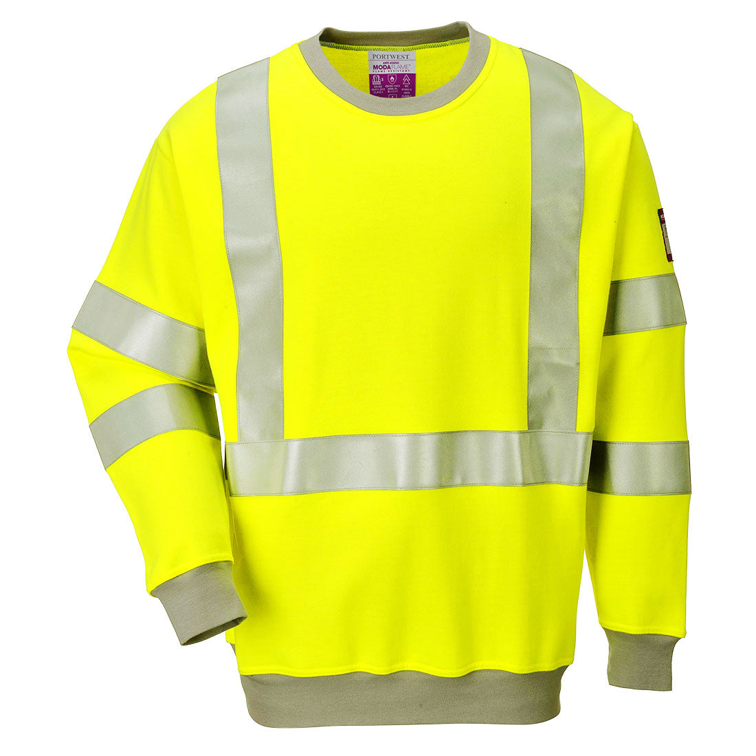 Modaflame Knit Hi-Vis FR Sweatshirt - Gelb (YER)