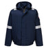 Bizflame Work+ FR gefütterte Pilotjacke - Marine (NVR)