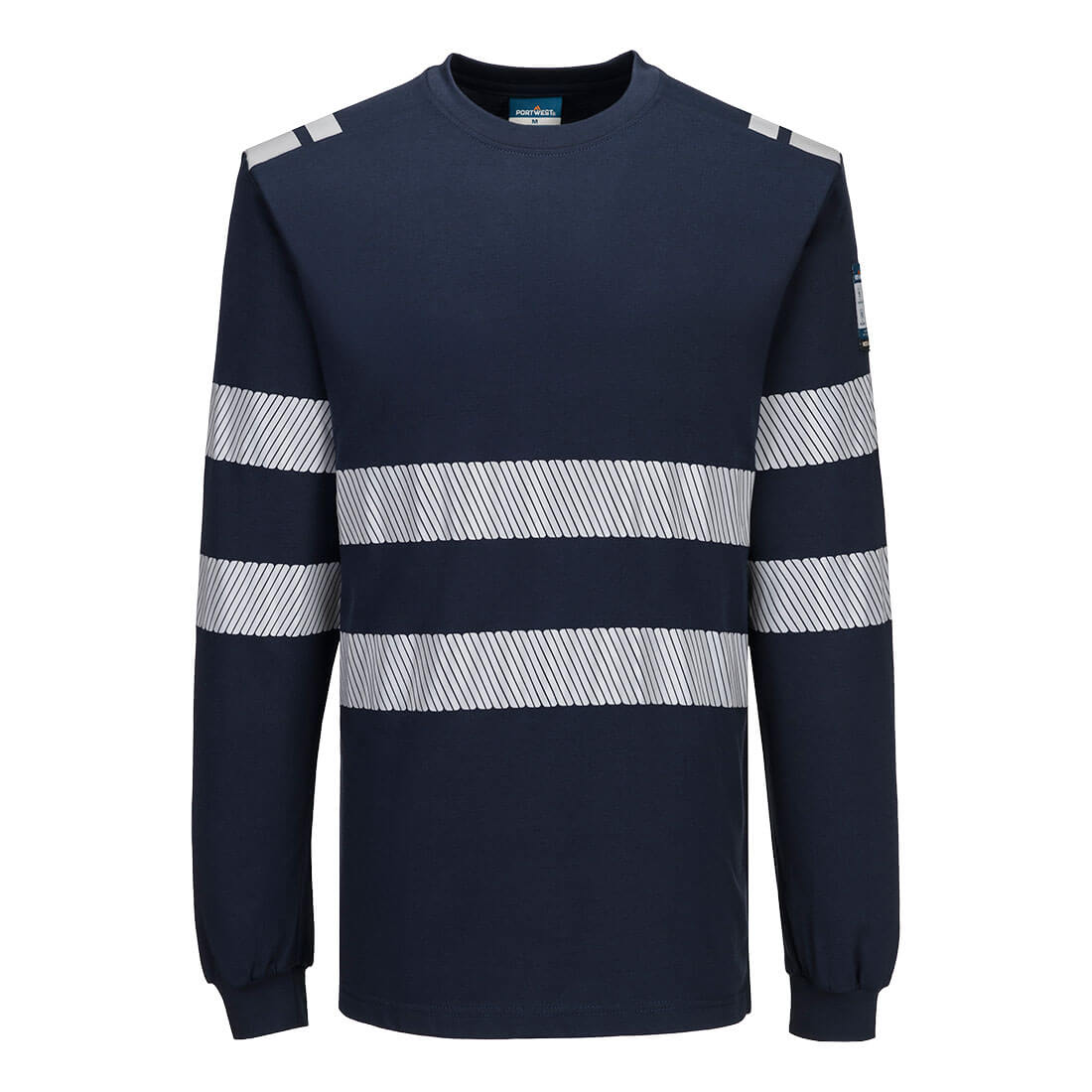 PW3 Modaflame Knit FR T-Shirt langarm - Marine (NVR)