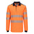 PW3 Modaflame Knit FR Poloshirt Langarm - Orange/Marine (ONR)